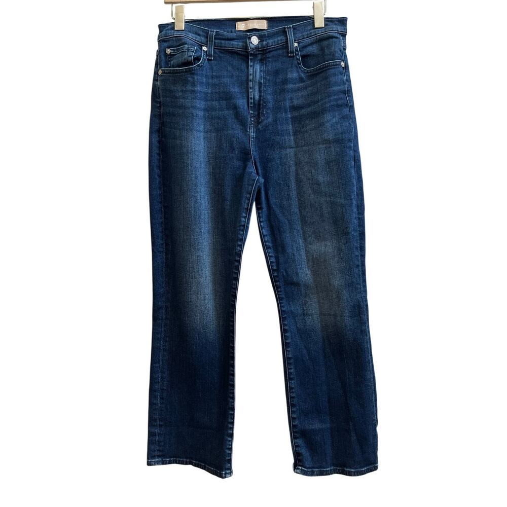 7 For All Mankind Size 31 Vintage Luxe Straight Leg Jean 25 Inch Inseam